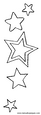 laminas para colorear dibujos de Estrellas de navidad 03